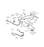 Diagram for 1996 Hyundai Tiburon Power Steering Cooler - 57540-27020