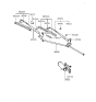 Diagram for Hyundai Tiburon Wiper Arm - 98310-27000