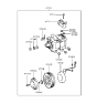 Diagram for 2000 Hyundai Tiburon A/C Compressor - 97701-29000