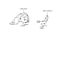 Diagram for 2001 Hyundai Tiburon Wheelhouse - 86821-27000