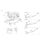 Diagram for 1996 Hyundai Elantra Exhaust Hanger - 28768-29010