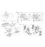 Diagram for Hyundai Tiburon Blower Control Switches - 93710-27000