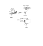 Diagram for Hyundai Fuel Door Hinge - 79553-27000