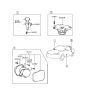 Diagram for 1998 Hyundai Tiburon Car Speakers - 96360-27200