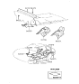 Diagram for 1996 Hyundai Tiburon Dash Panels - 84120-27000