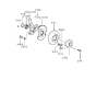 Diagram for 1998 Hyundai Elantra Wheel Hub - 51750-29000