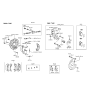 Diagram for Hyundai Tiburon Brake Dust Shield - 58244-29310