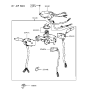 Diagram for Hyundai Tiburon Turn Signal Switch - 93415-27100