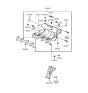 Diagram for Hyundai Elantra Intake Manifold - 28310-23005