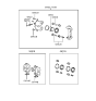 Diagram for 1998 Hyundai Tiburon Brake Pad Set - 58101-29A31