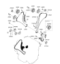 Diagram for Hyundai Variable Timing Sprocket - 24370-3C102