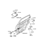 Diagram for 2007 Hyundai Azera Door Handle - 82651-3L000