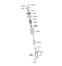 Diagram for 2008 Hyundai Azera Coil Springs - 54650-3L031