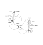 Diagram for Hyundai Azera Seat Belt - 88810-3L610-X6