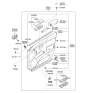 Diagram for 2009 Hyundai Azera Car Speakers - 96310-3L000