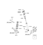 Diagram for Hyundai Sonata Shock And Strut Mount - 55330-3K610