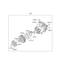 Diagram for Hyundai Azera A/C Compressor - 97701-3K125-RM