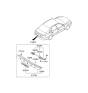 Diagram for 2010 Hyundai Azera Emblem - 86310-3L010