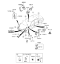 Diagram for 2006 Hyundai Azera TPMS Sensor - 95800-3L900