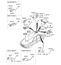 Diagram for 2010 Hyundai Azera Antenna Base - 96250-3L200-AJ