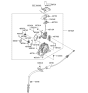 Diagram for 2009 Hyundai Azera Shift Cable - 46790-3L600