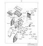 Diagram for Hyundai Azera Blend Door Actuator - 97160-3L100