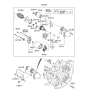 Diagram for 2010 Hyundai Sonata Armature - 36160-3C150