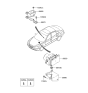 Diagram for Hyundai Azera ABS Control Module - 58920-3L500