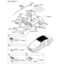 Diagram for 2005 Hyundai Azera Sun Visor - 85201-3L240-J9