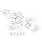 Diagram for 2008 Hyundai Azera Armrest - 89900-3L320-AEV