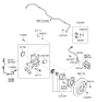 Diagram for Hyundai Azera Axle Beam Mount - 55215-3K000