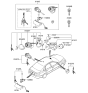 Diagram for Hyundai Trunk Lock Cylinder - 81250-3LA00