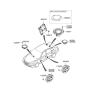 Diagram for 2006 Hyundai Sonata Car Speakers - 96380-3K200