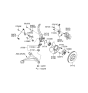 Diagram for 2010 Hyundai Sonata Wheel Hub - 51750-3K000