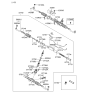 Diagram for Hyundai Azera Rack & Pinion Bushing - 57753-3K000