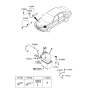 Diagram for 2008 Hyundai Azera Battery Cable - 91850-3K111