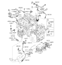 Diagram for 2010 Hyundai Azera Engine Control Module - 39110-3C215