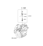 Diagram for 2010 Hyundai Azera Vehicle Speed Sensors - 46510-39800