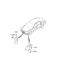 Diagram for 2009 Hyundai Azera Horn - 96620-3L000