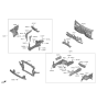 Diagram for 2023 Hyundai Genesis Electrified GV70 Dash Panels - 84124-DS000