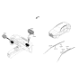 Diagram for 2023 Hyundai Genesis Electrified GV70 Air Bag - 80100-ITBA0-GLW