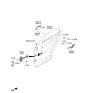 Diagram for Hyundai Genesis Electrified GV70 Door Handle - 83651-AR000