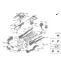 Diagram for Hyundai Genesis Electrified GV70 Armrest - 84660-AR000-GLW