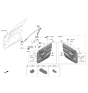 Diagram for Hyundai Genesis Electrified GV70 Door Handle - 82610-DS000-VCA