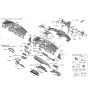 Diagram for Hyundai Genesis Electrified GV70 Glove Box - 84510-AR100-GLW