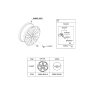 Diagram for Hyundai Genesis Electrified GV70 Spare Wheel - 52906-DS210