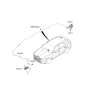 Diagram for 2023 Hyundai Genesis Electrified GV70 Antenna - 96210-AR050-MPE