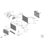 Diagram for Hyundai Genesis Electrified GV70 Radiator - 253E0-DS000