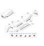 Diagram for 2023 Hyundai Genesis Electrified GV70 Door Moldings - 87721-IT100