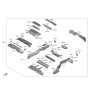 Diagram for 2023 Hyundai Genesis Electrified GV70 Floor Pan - 65500-IT000